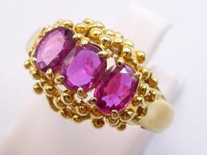 K18 ルビー リング 3.7g